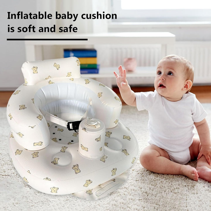 Aufblasbarer Baby-Sitz für Babys ab 3 Monaten, Baby Seat, Baby Sitzhilfe mit Gurtzeug Baby Sofasitz