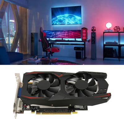 MENDUNER GTX1050Ti Grafikkarte mit Zwei Lüftern – 4 GB DDR5 128 Bit Schnelle Kühlung, Geräuscharmer