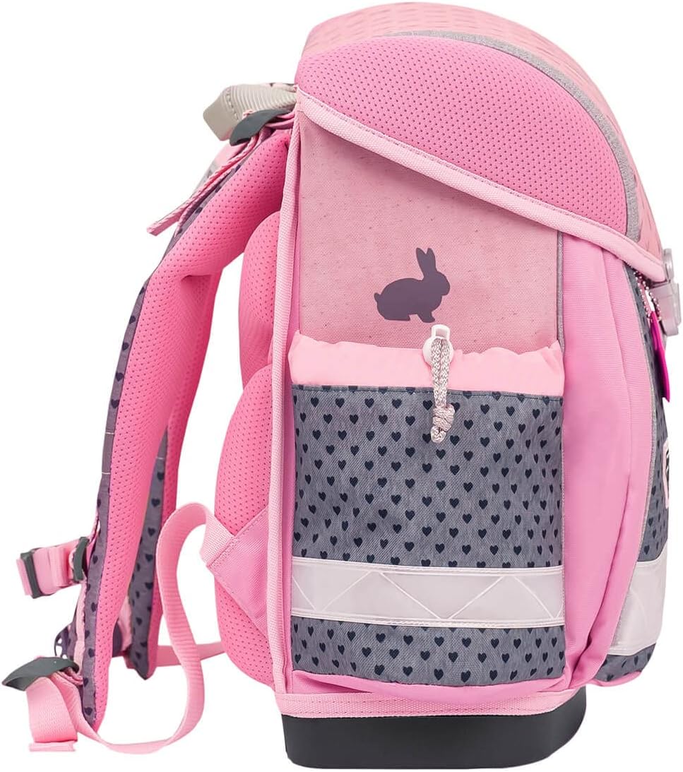 Belmil Classy Schulranzen Set 4 - teilig (403-13/AG/S) Bunny, Bunny