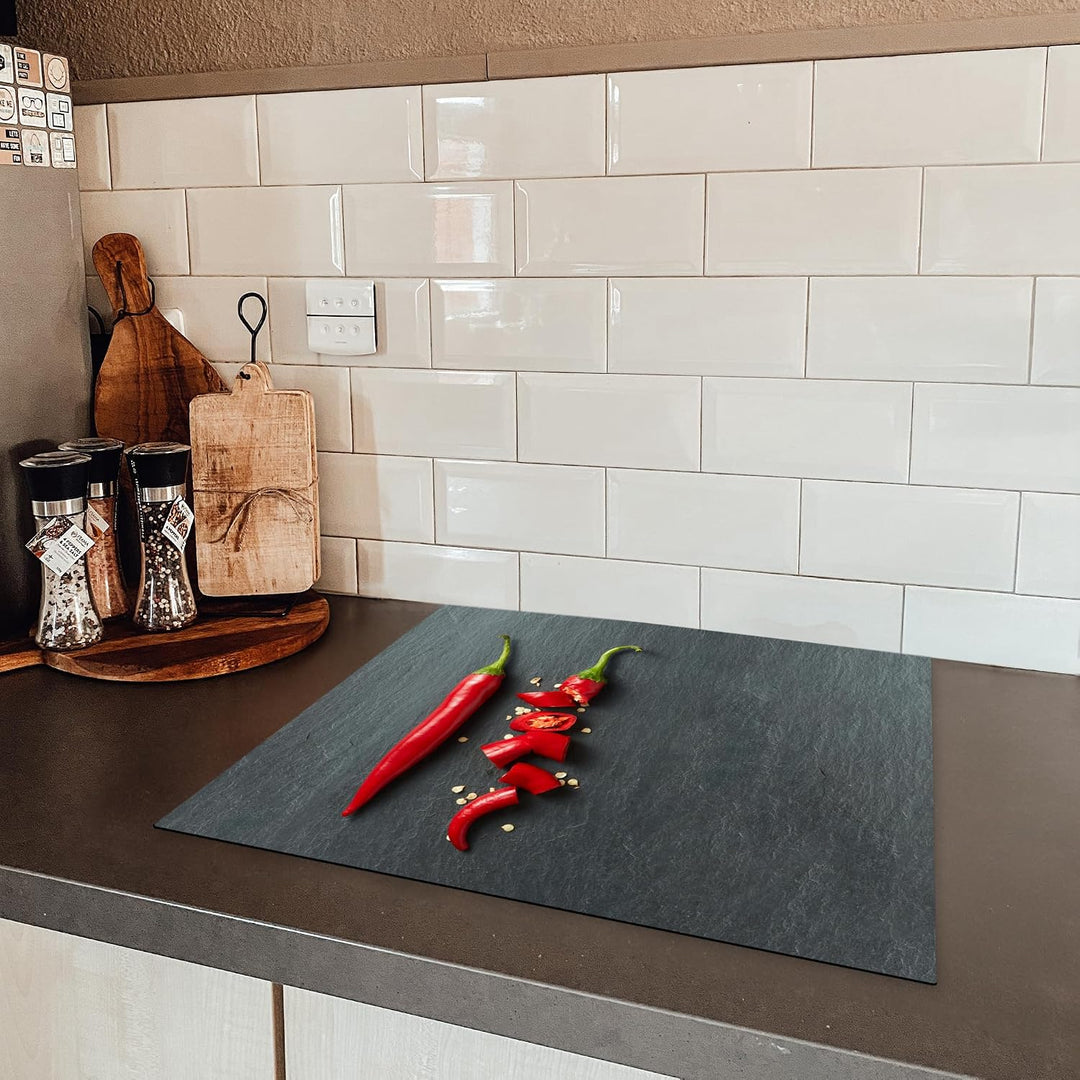 KitchenYeah© Herdabdeckplatte Einteilig Induktionsmatte Küche Abdeckung Ceranfeld Herd Abdeckplatte