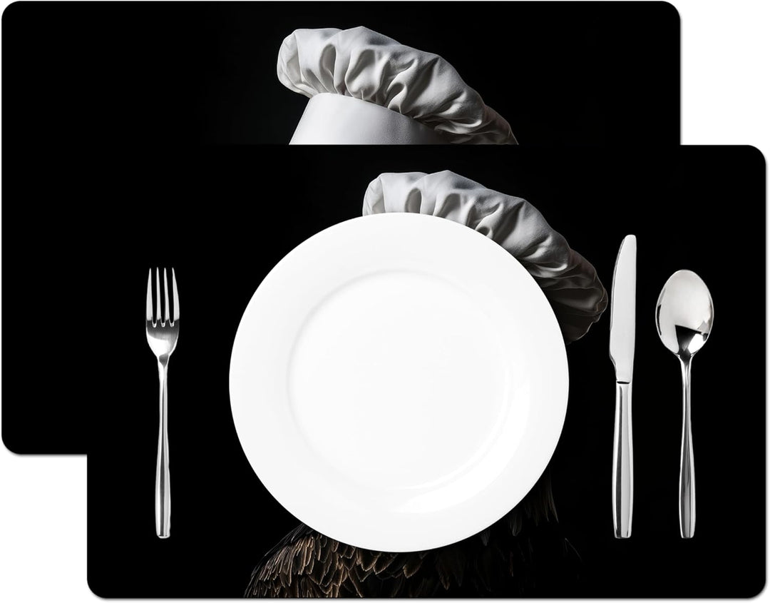 KitchenYeah© Platzsets Abwaschbar 6-Teilig 45x30 cm Tischsets Platzdeckchen Platzset Unterlage Tisch