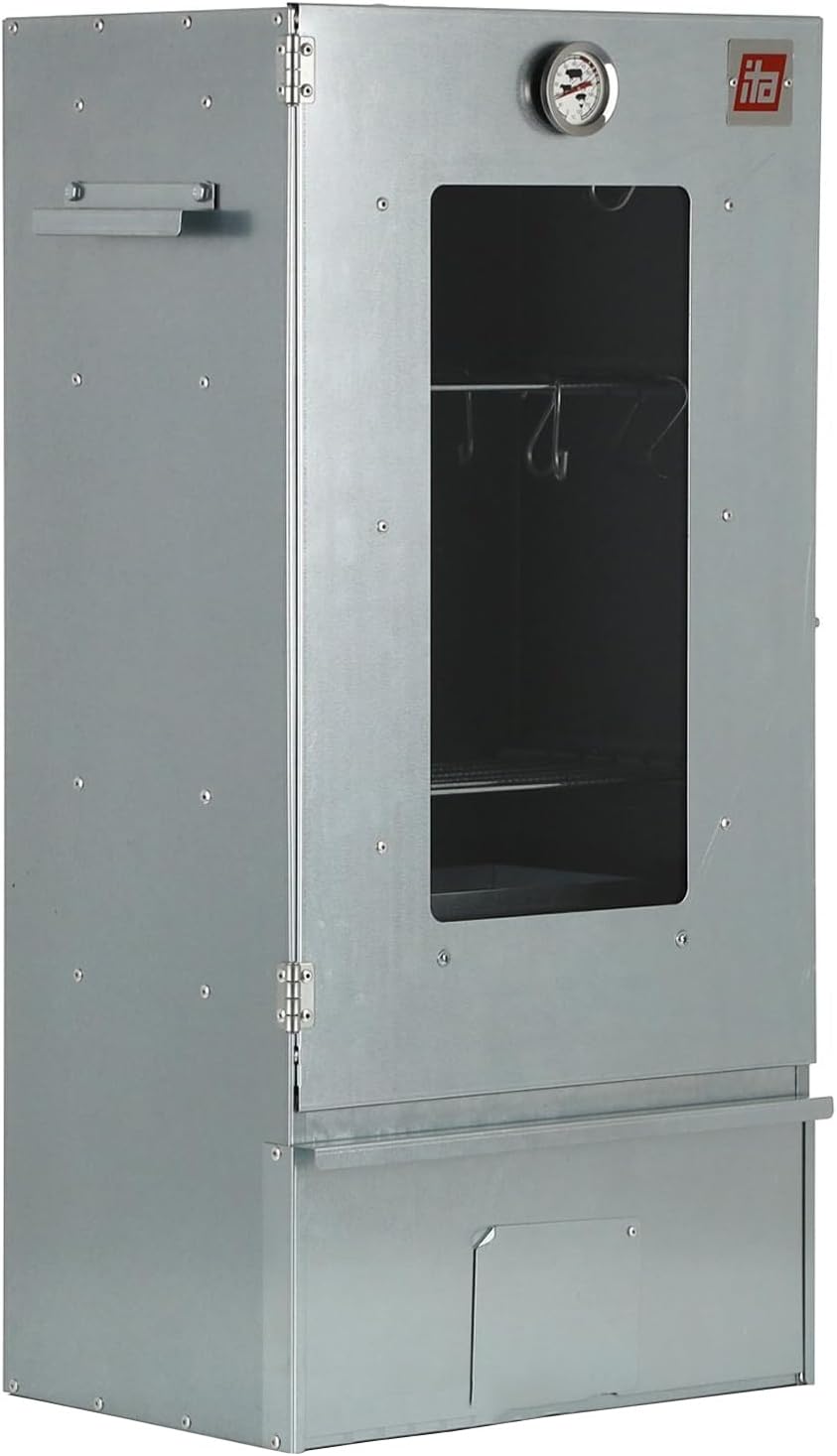 ITA Elektrischer Räucherofen 7002 - Premium Räucherschrank aus Edelstahl 81 cm mit Elektroheizung &