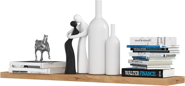AKORD Wandregal PS-5 100 cm | Bücherregal Spielzeug Blumen Dekorationen | für Wohnzimmer Schlafzimme