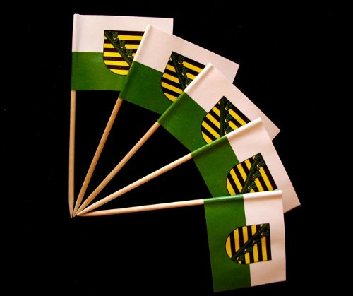 Everflag Zahnstocher : Sachsen 1000er Packung Menge-4: 1000er Packung, Menge-4: 1000er Packung