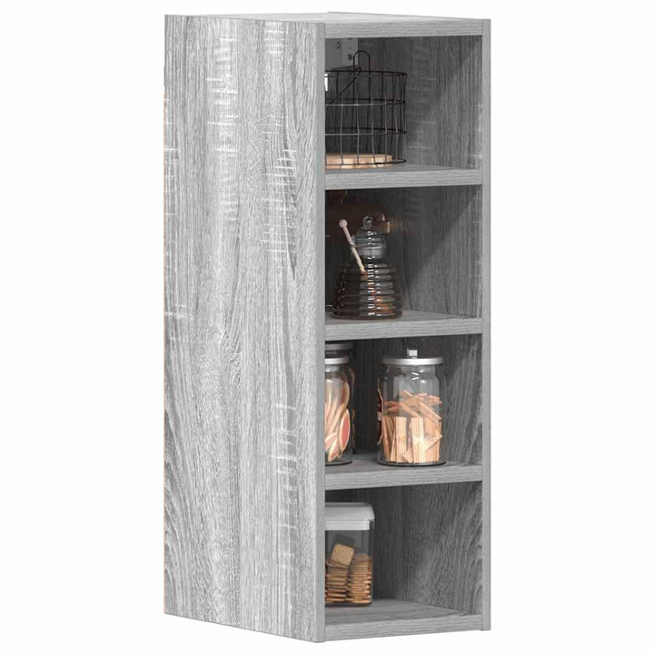 Refined Hängeschrank Riga Grau Sonoma 20x29,5x60 cm Holzwerkstoff 1x(4Einlegeböden)20cm,60cm Grau So