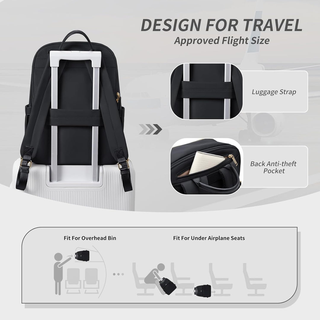 GOLF SUPAGS Frauen Rucksack Casual Daypack für Arbeit Reisen Hochschulen Rucksack Geldbörse Fits 15,