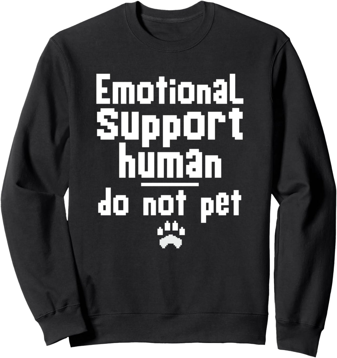 Emotional Support Human Doggo Do Not Pet Service Dog Owner Sweatshirt