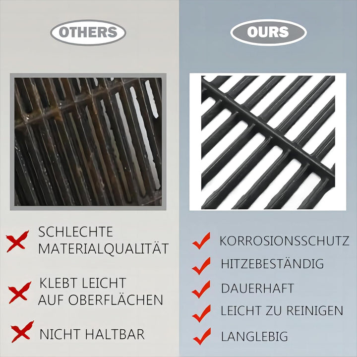 7638 Grillrost für Weber Spirit 300 Series,44,5 x 30CM Gussrost für Spirit E310 E320 E330 SP310,Gril