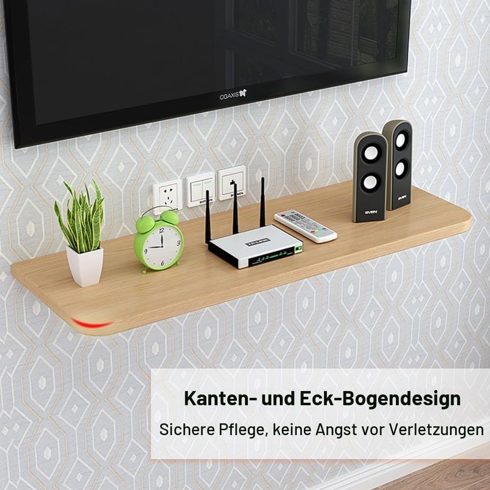 Wandtisch, klappbar, aus Holz, Küche, klappbar, Wandmontage, schwimmend, Computer-Schreibtisch, 60 x