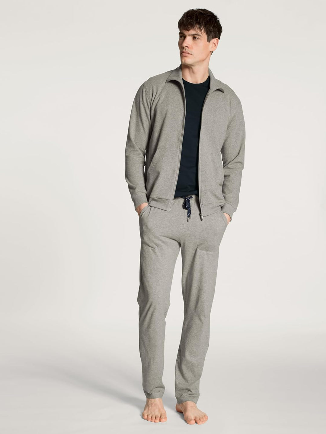 CALIDA RMX Lounge Jogginghose Herren, mit Seitentaschen 50 Dark Sapphire, 50 Dark Sapphire