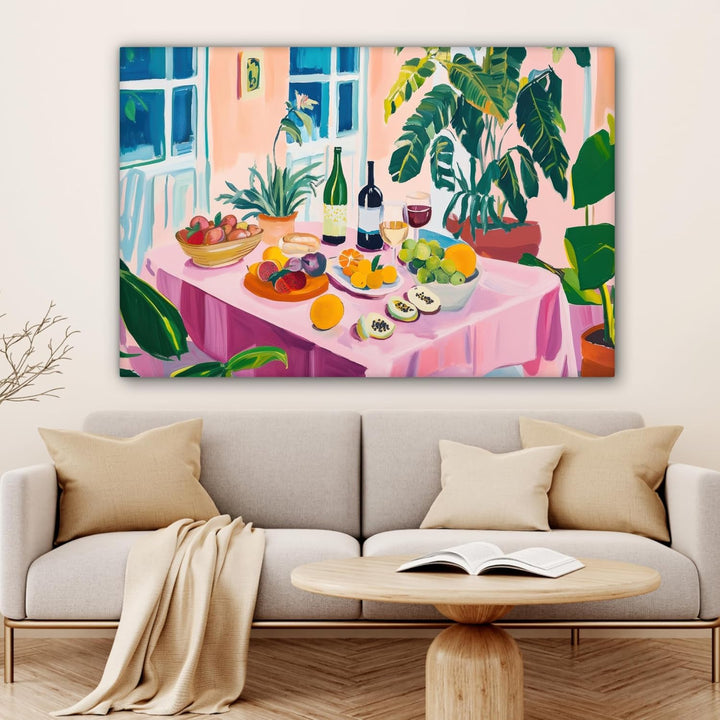 MuchoWow© Leinwandbild Gross 120x80 cm XXL Dekoration Wohnzimmer Bilder Pictures Wall Decoration Liv