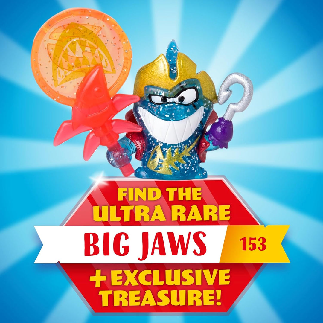 PIRATIX Adventure World Serie Shark Treasure, Box mit 24 Überraschungs-Umschlägen mit Sammlerfiguren