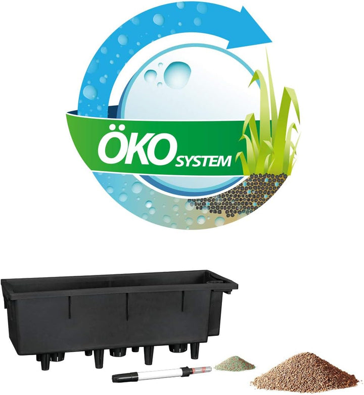 Pflanzwerk® ÖKOSYSTEM Pflanzkübel TUB - Blumentöpfe Übertöpfe mit BEWÄSSERUNGSSYSTEM - 20x50x20cm Sh