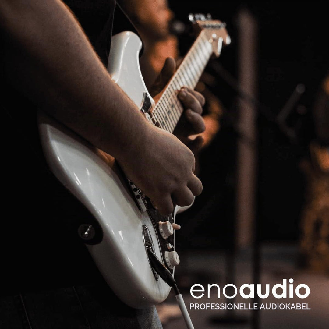 enoaudio Mogami 2524 Instrument Kabel | Neutrik Gold Silent Switch 6,3mm TS klinke - 6,3mm TS klinke