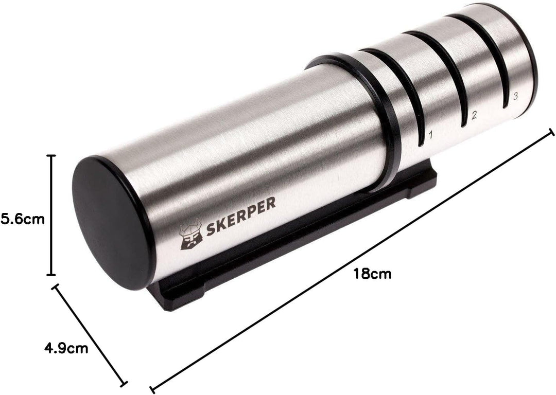 Skerper Basic Messerschärfer, SVSM001, Schnell und Effizient Küchenmesser Schleifen