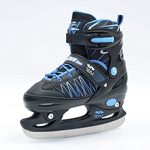 SMJ sport Kinder 2IN1 Inlineskates Schlittschuhe Verstellbar Inliner ABEC7 Jack 38-41, 38-41
