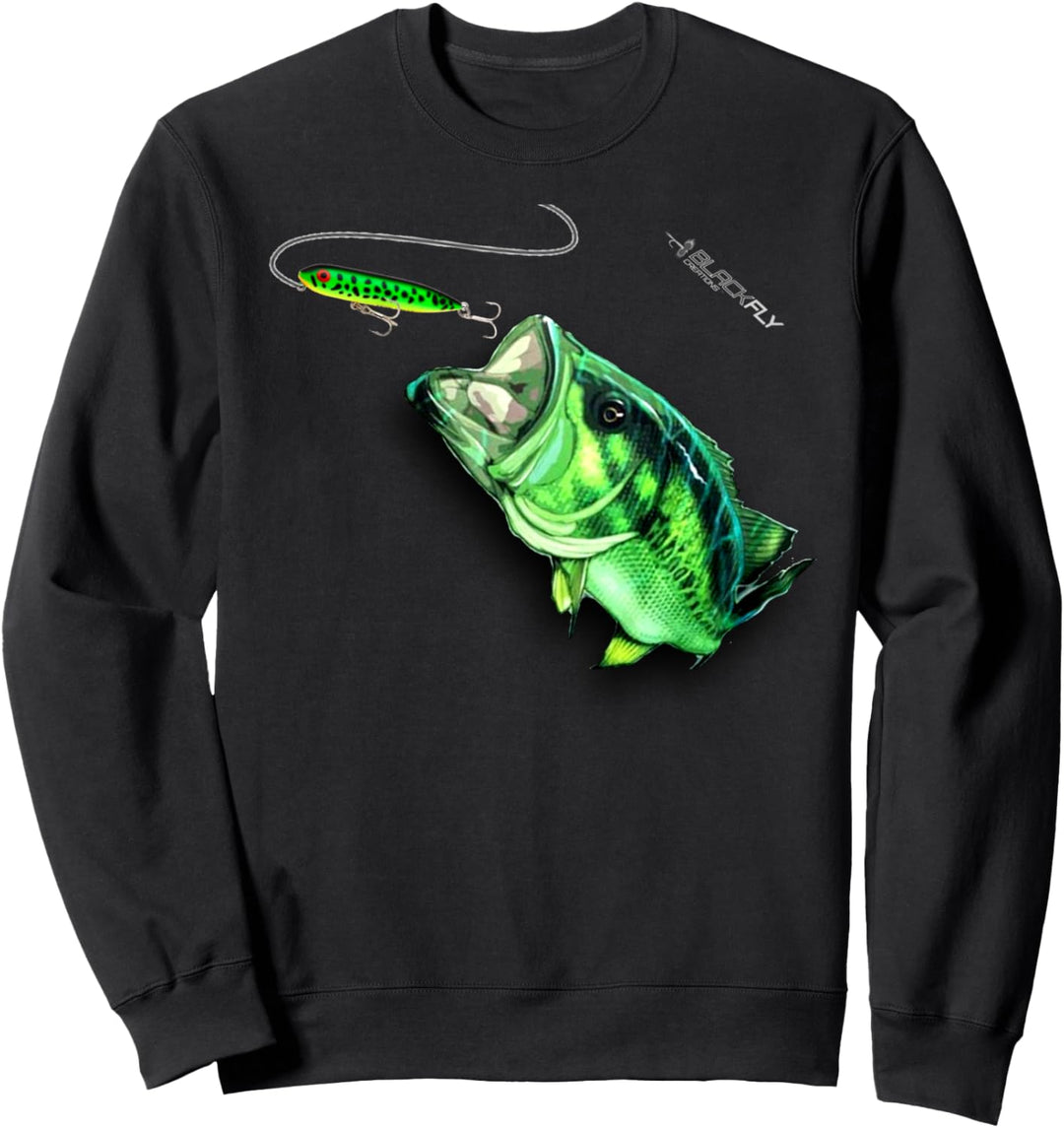 Benutzerdefinierte Bass Fishing Hoodies mit Topwater Spook Sweatshirt