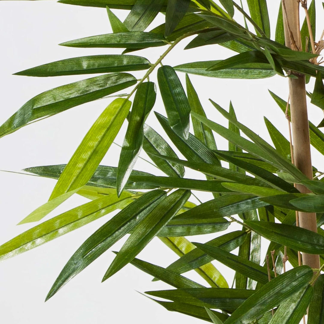 artplants.de Künstlicher Bambus MANABU, 2240 Blätter, 270cm - naturgetreuer Kunstbaum - Deko Bambus