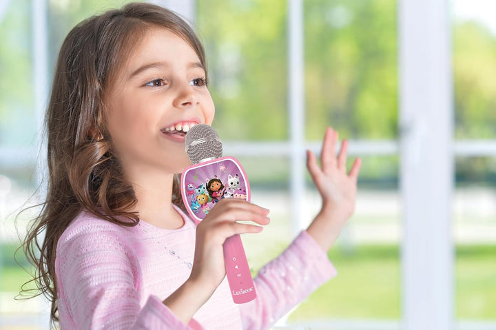 Lexibook, Gabby's Dollhouse, Bluetooth®-Mikrofon mit Stimmveränderungsfunktion, integrierter Lautspr