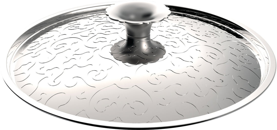Alessi "Dressed" Deckel aus Edelstahl, 5 x 17.5 x 52.5 cm, 5 x 17.5 x 52.5 cm