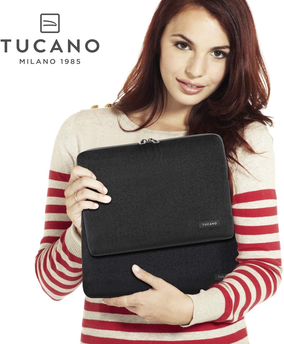 Tucano Second Skin Velluto, Notebook Sleeve aus Cord und Neopren 15,6 Zoll, MacBook Pro 15, MacBook