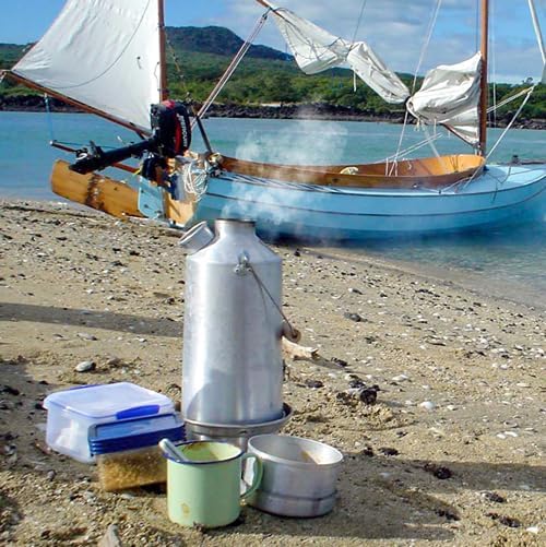 Kelly Kettle Grosser Wasserkessel "Base Camp" Kelly Kettle, Aluminium, 1,6 l Füllmenge: 1,6 l