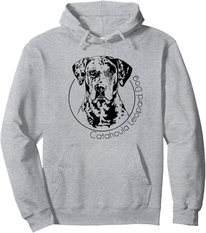 Louisiana Catahoula Leopard Dog Hund Hunde Portrait Pullover Hoodie