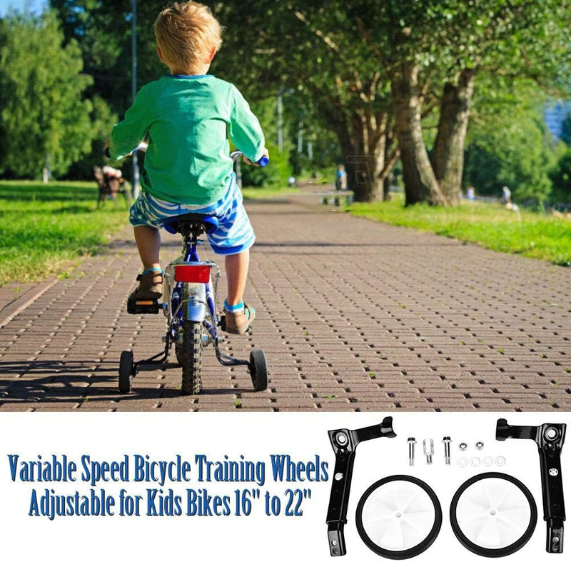 Dioche 2 Teile/Satz Universal-Stützräder Gang Schaltung Fahrrad Training Räder Einstellbar Trainings