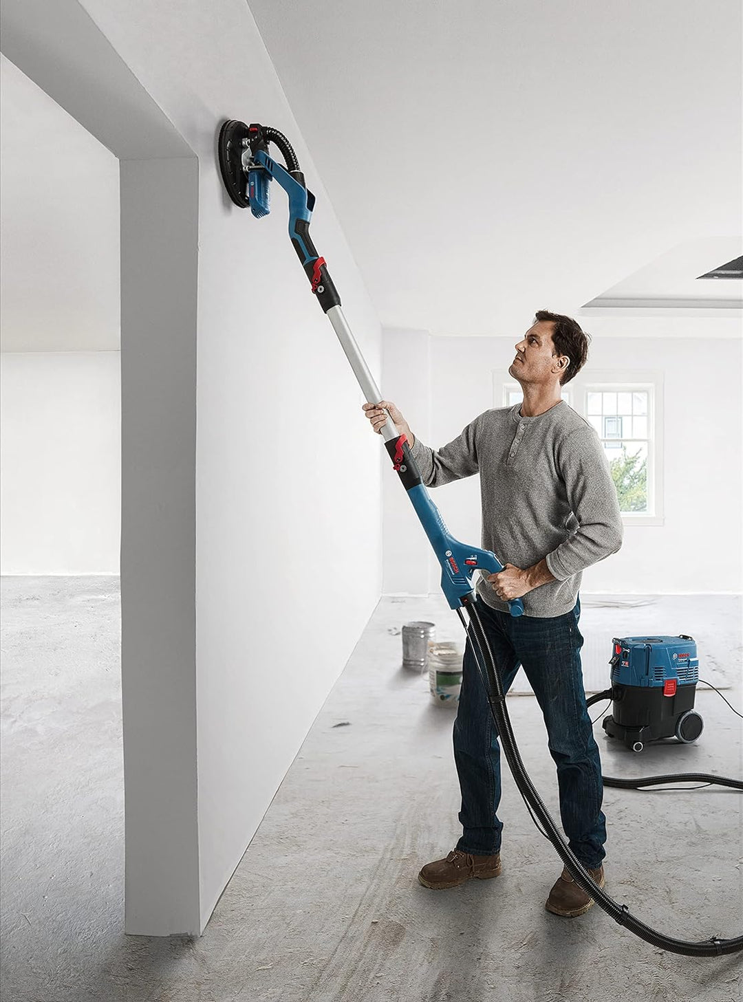 Bosch Professional 1x Schleifteller-Set Ø 215 mm (Stützteller und Schleiftellerschoner für Bosch Pro