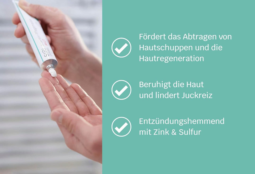 SIRIDERMA Intensiv-Pflegemaske Akut | ohne Duftstoffe | Basische Creme-Maske | 150 ml | Vegane Hautp