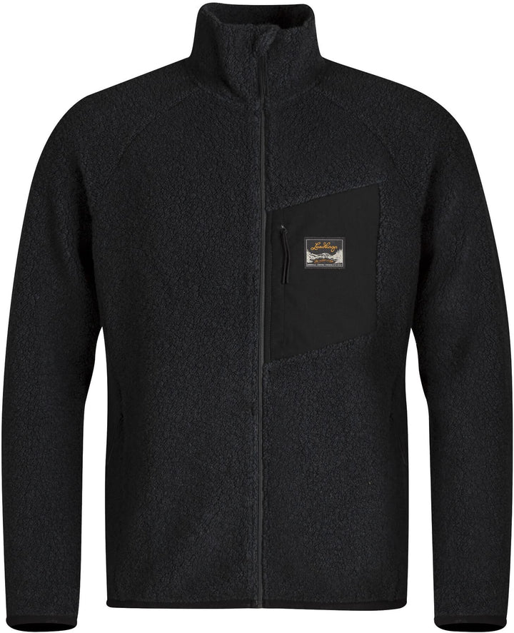 Lundhags Flok Wool Pile Men Schwarz S, Schwarz S