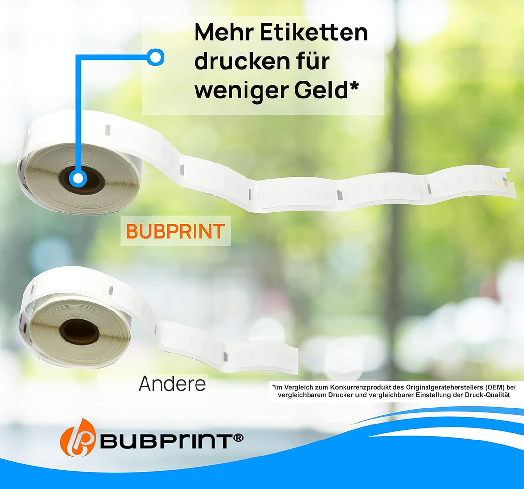 40 Etiketten kompatibel als Ersatz für Brother DK-11208 DK11208 für P-Touch QL1050 QL1060N QL500BW Q
