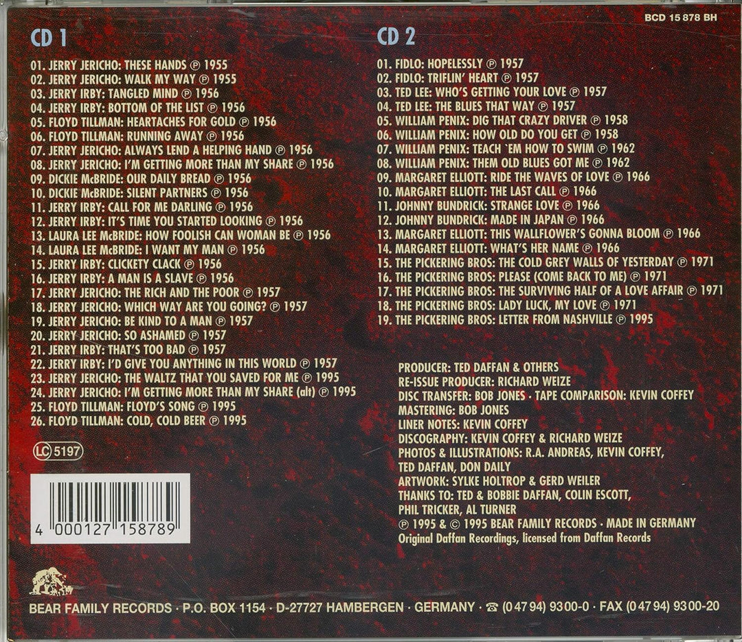 The Daffan Singles, Audio-CD