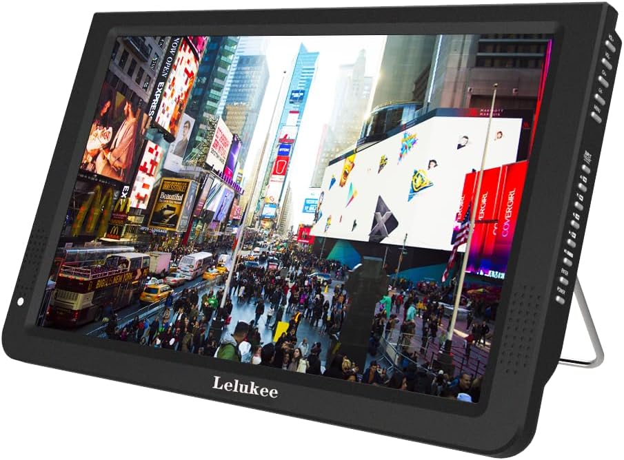 Tragbare Fernseher 10 Zoll HD LED Handheld Digital Analog TV mit 1500 mAh Akku