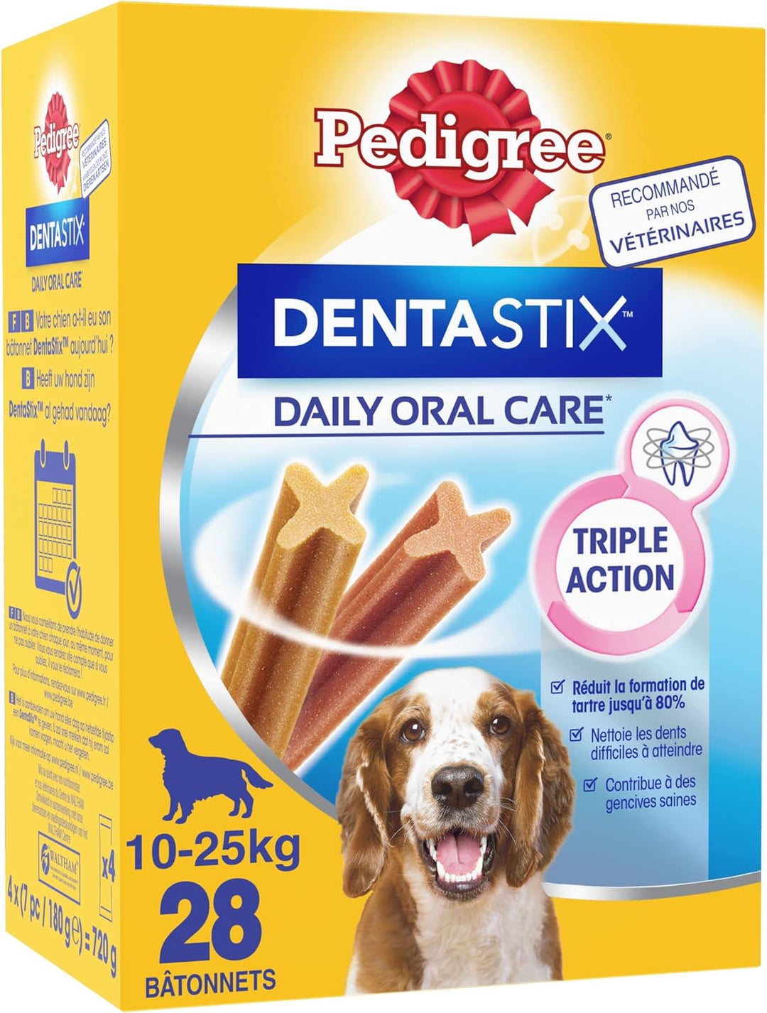 Pedigree Dentastix – Leckerlis für Hunde Moyen chien (10-25kg), Moyen chien (10-25kg)