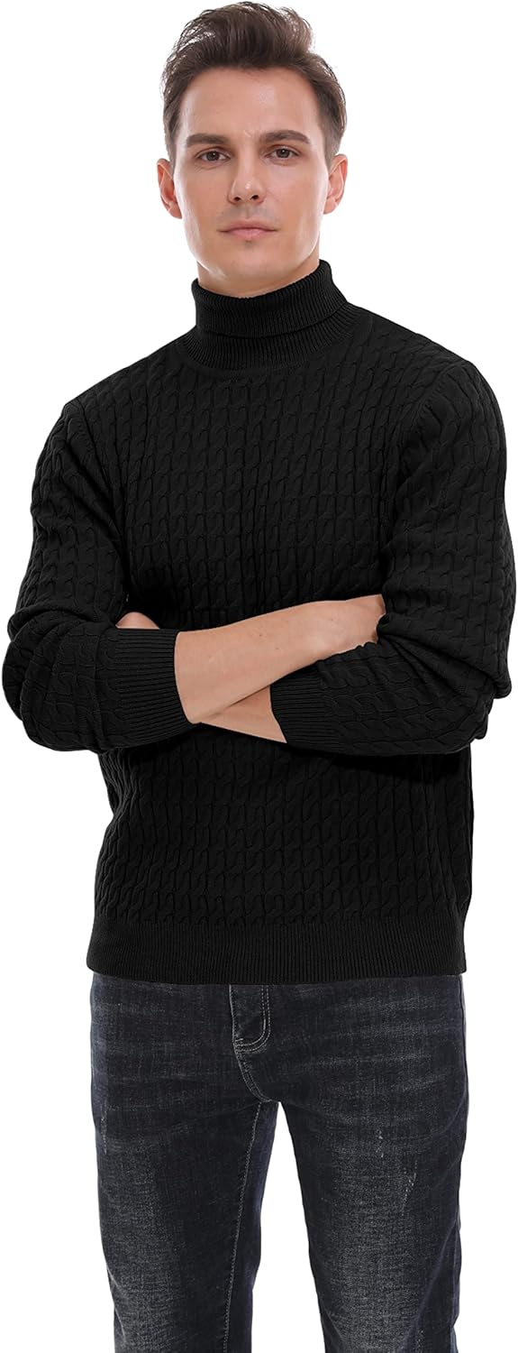 Hisir Rollkragenpullover Herren Klassischer Pullover Herren Warmer Winter Slim Fit Strickpullover Pu