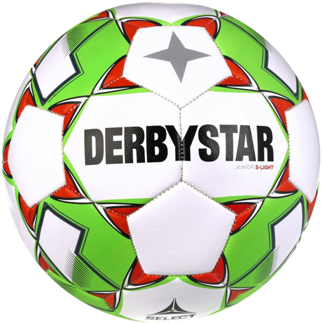 Derbystar Kinder Fussball Junior S-Light v23 weiss grün 5, weiss grün 5