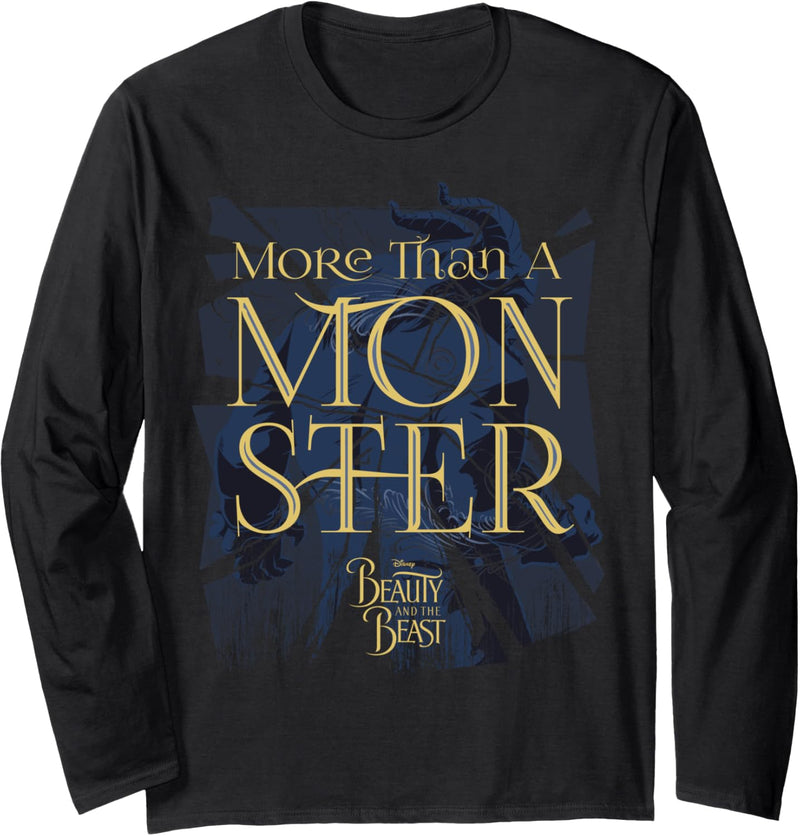 Disney Beauty & The Beast More Than Monster Langarmshirt