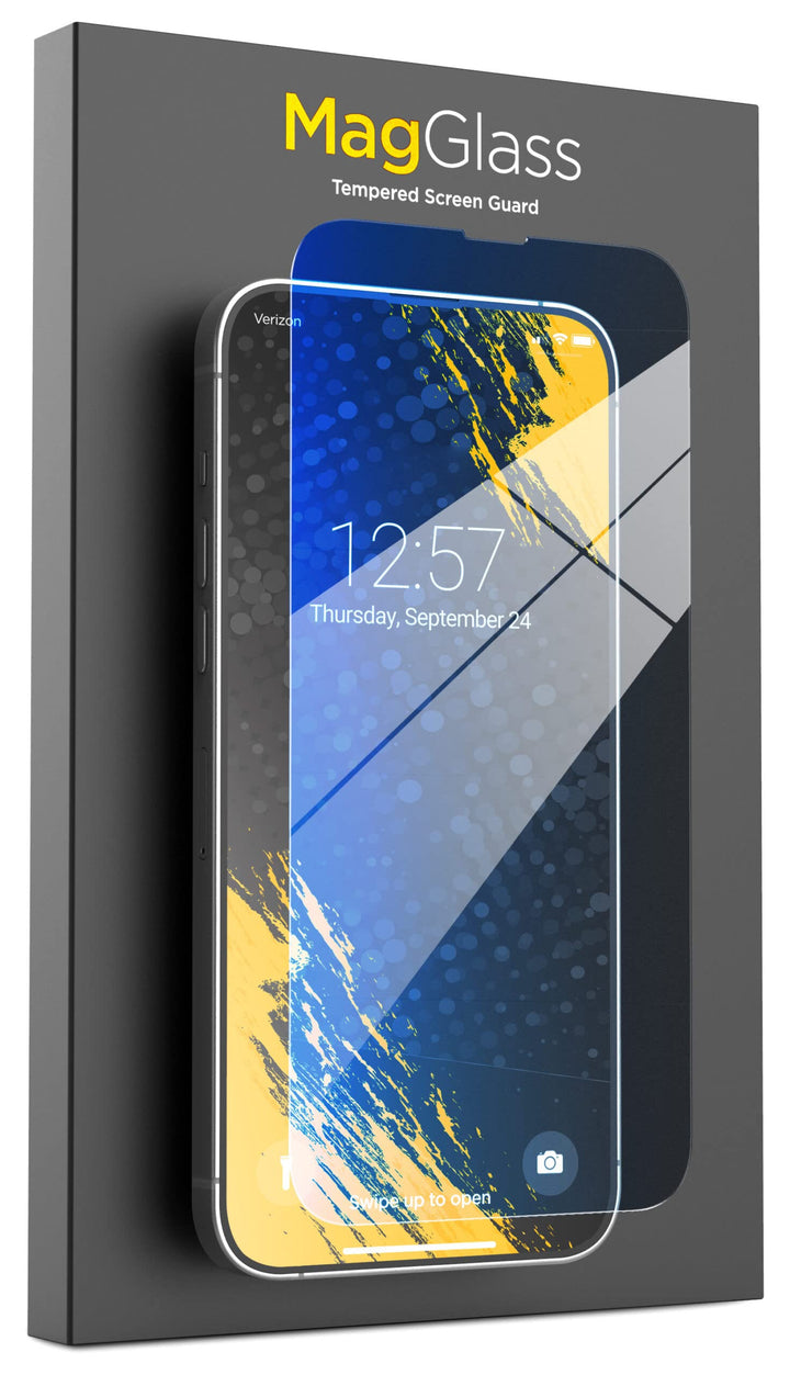 Magglass Panzerschutz für iPhone 13 Pro Max Full Screen Blaulichtfilter Schutzfolie Folie Displaysch