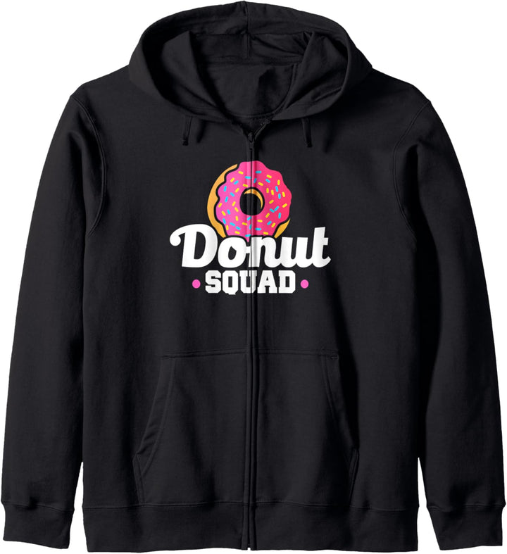 Donut Squad - Lustiger Donut-Spruch Kapuzenjacke