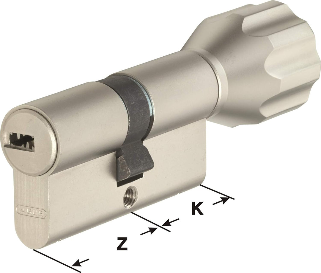 ABUS EC550 Profil-Knaufzylinder Länge Z40/K35mm mit 8 Schlüssel