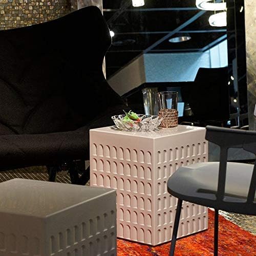 Kartell Hocker Eur, thermoplastisches Technopolymer, 36 cm x 36 cm 45 cm Grau, Grau