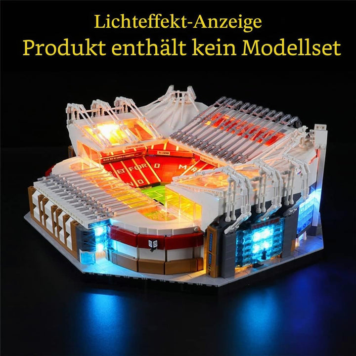 GEAMENT LED Licht-Set Kompatibel mit Lego Old Trafford Manchester United - Beleuchtungsset für Creat