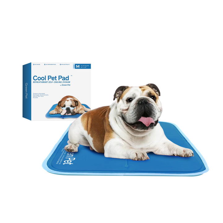 TheGreenPetShop Hunde Kühlmatte,Gel Selbstkühlende Matte für Hunde,Das Must-Have Cool Pet Pad für He