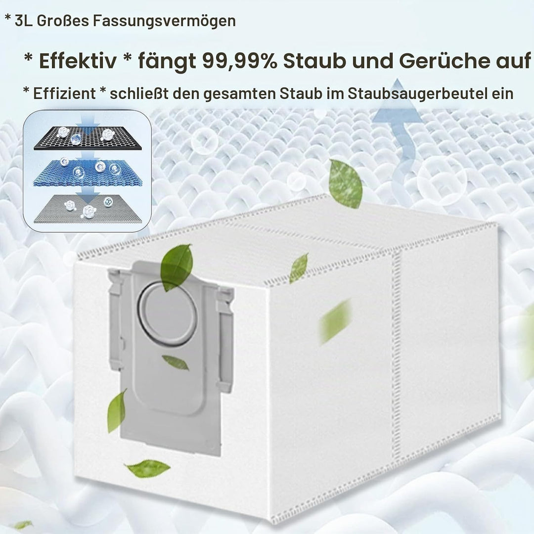 Zubehörset für Roborock Qrevo Curve/Qrevo Edge/Qrevo Curv S5X/ Qrevo Edge S5A/ P20 Pro Saugroboter,
