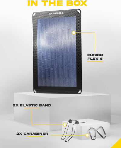 Sunslice Solar Charger wasserdicht, faltbares Solarmodul, Solaranlage Camping, Solar Charger Outdoor