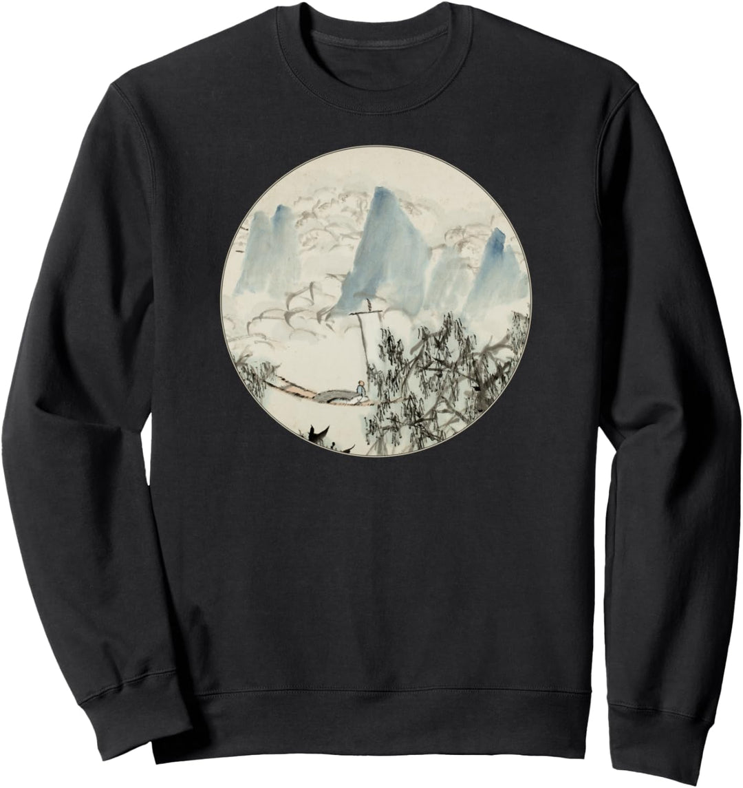 Klassische berühmte chinesische Kunst: Xugu Landscapes für Liu Song Fu Sweatshirt