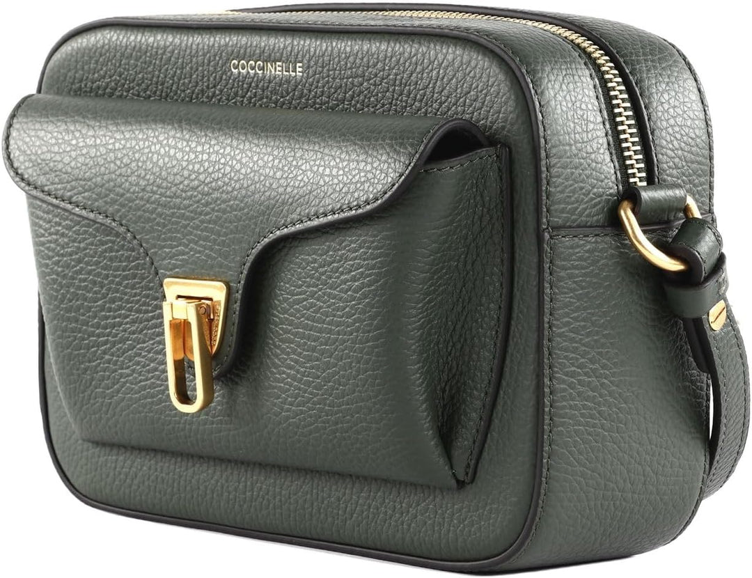 Coccinelle Leder Umhängetasche Beat Soft Camera Bag Alga Einheitsgrösse, Alga Einheitsgrösse