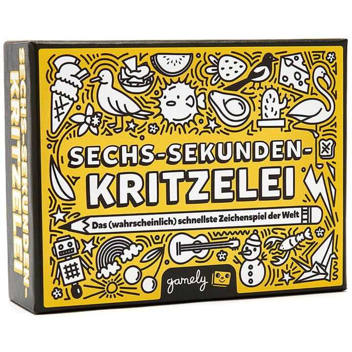 Gamely Sechs-Sekunden-Kritzelei: Das fieberhaft-Flotte, fetzige Zeichenspiel | EIN familienfreundlic
