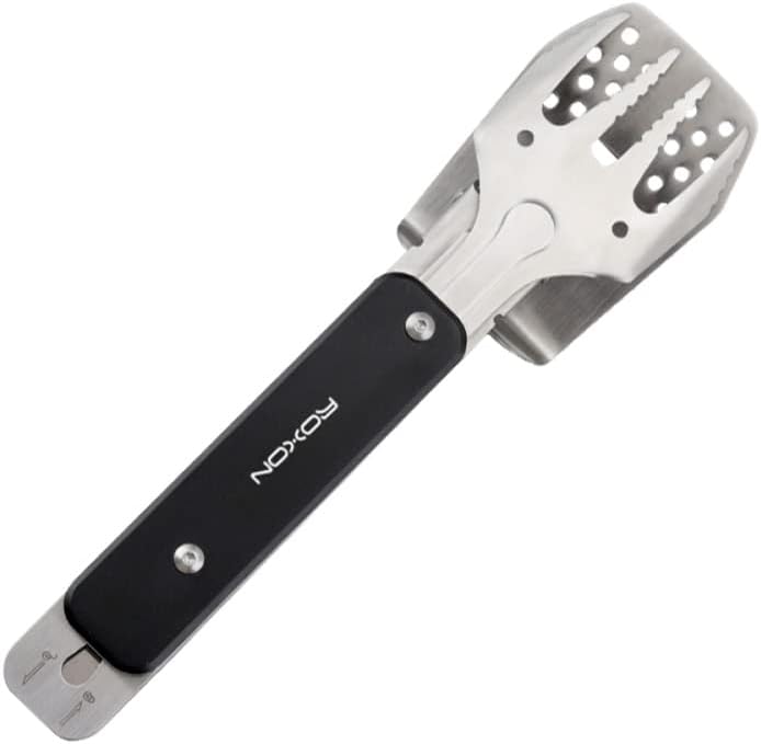 Roxon Mini BBQ Tool 4 in 1 Grillbesteck, Farbe:rot